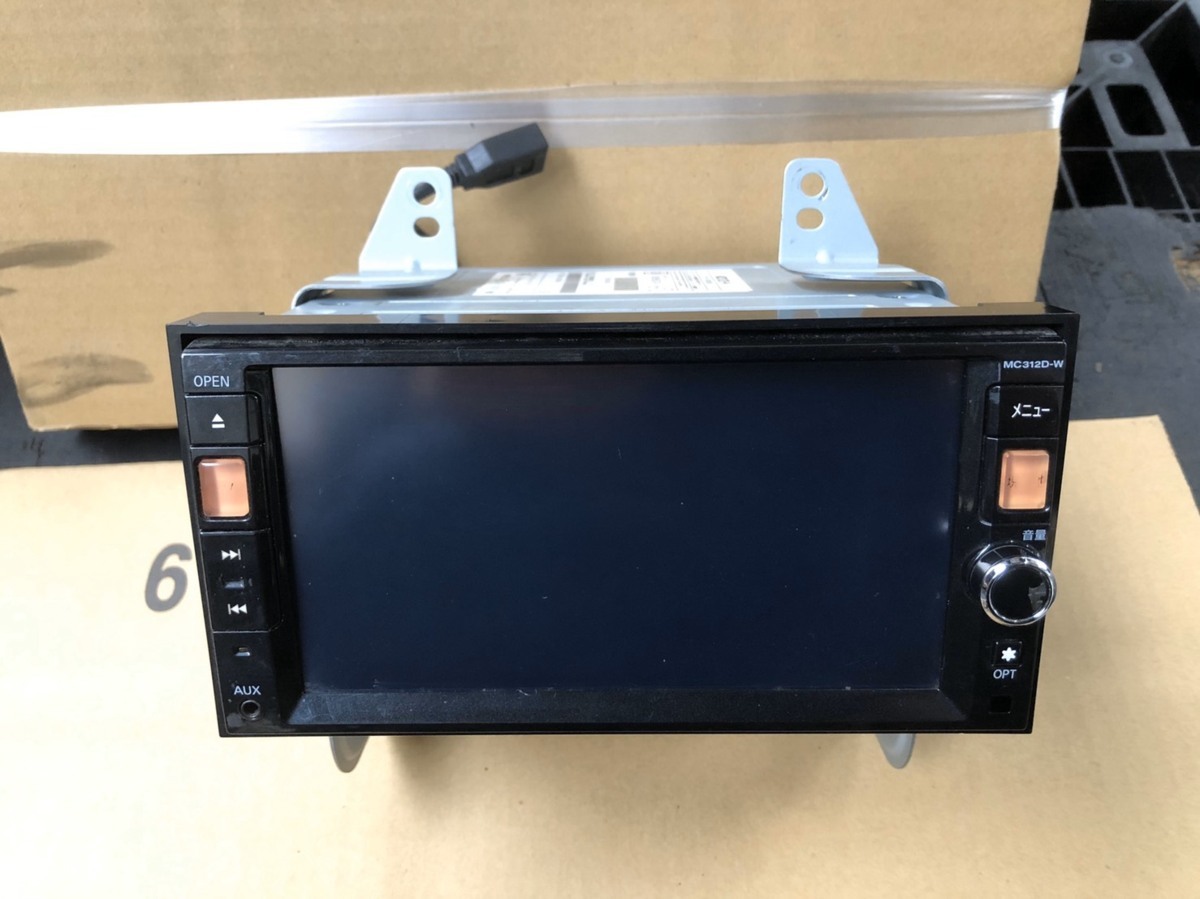 日産純正メモリーナビ MC312D-W 2014年地図 中古品 即決 140950 Yahoo