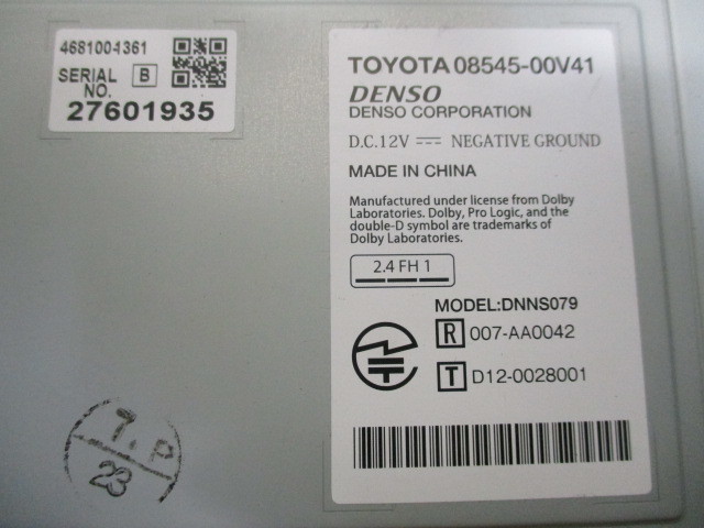 トヨタ純正 NSZT-W62G HDDナビ NSZT-W62Gトヨタ純正 トヨタ純正