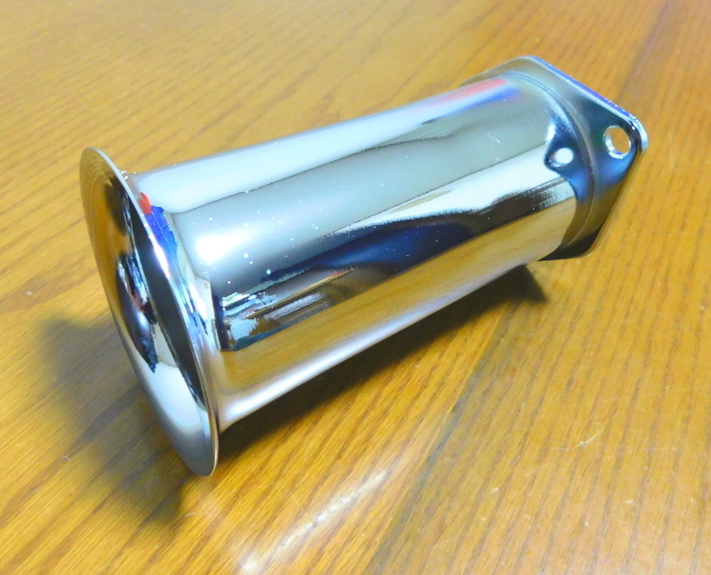 メッキファンネル新品 100mm ソレックスSOLEXウェーバーWEBER