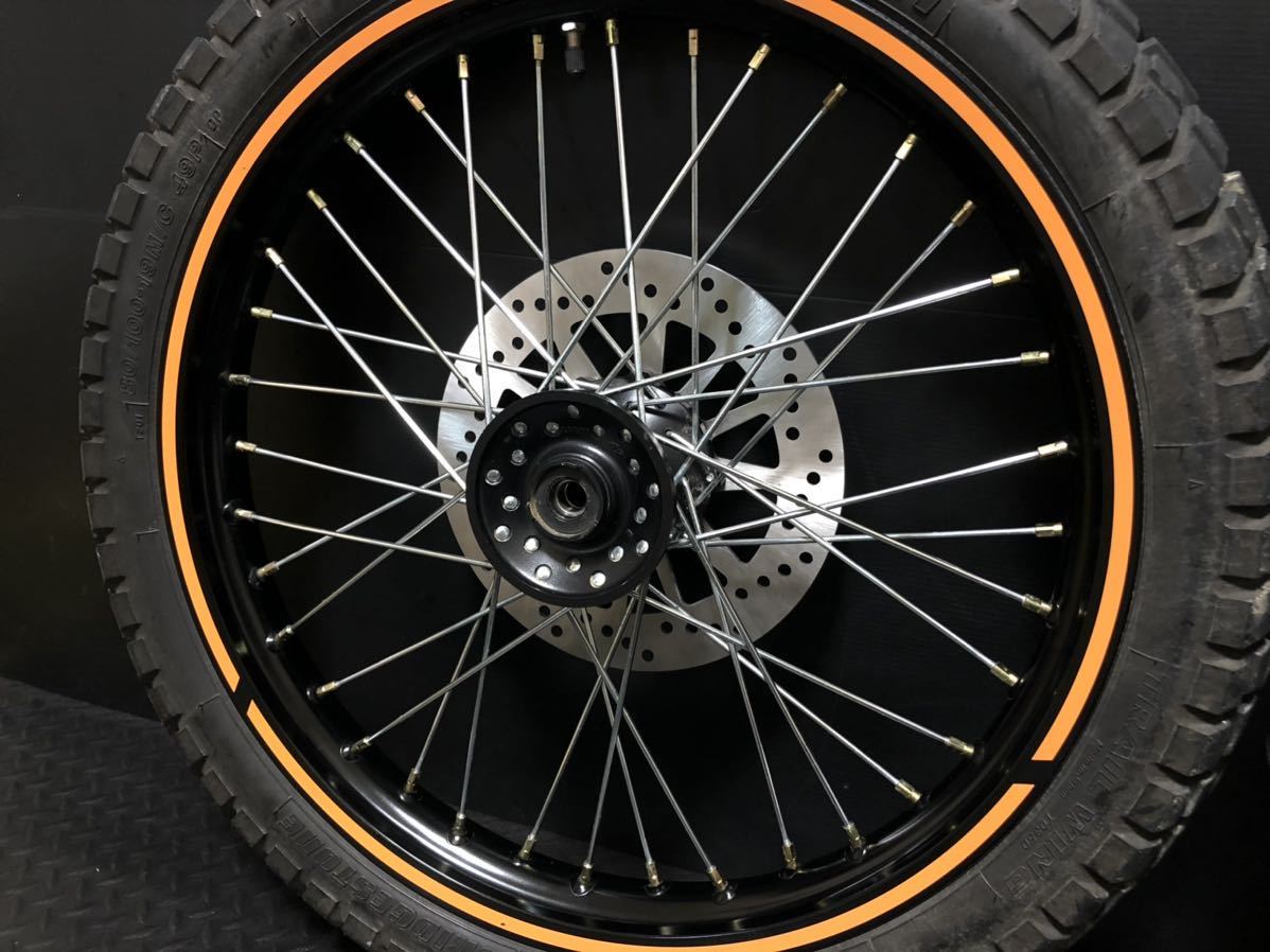 トリッカー 純正ホイール前後セット ディスクローター、スプロケット