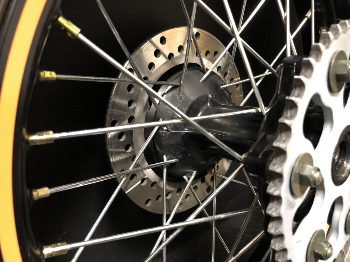 トリッカー 純正ホイール前後セット ディスクローター、スプロケット