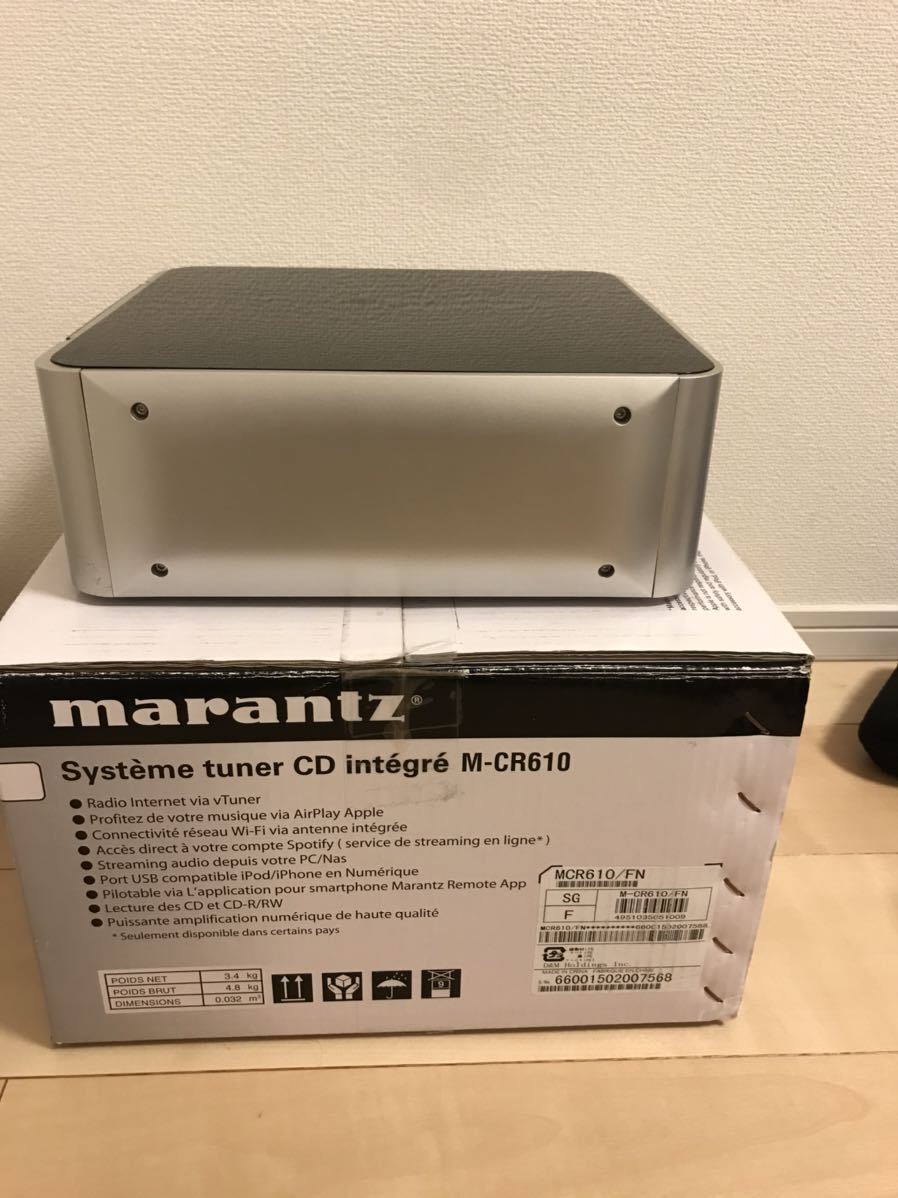 ジャンク マランツ marantz M-CR610 2015年製ネットワークCDレシーバー