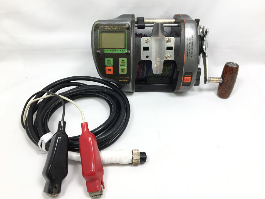 リ-4 動作品！OLYMPIC オリムピック 電動リール SEAHUNTER 02CD 12V