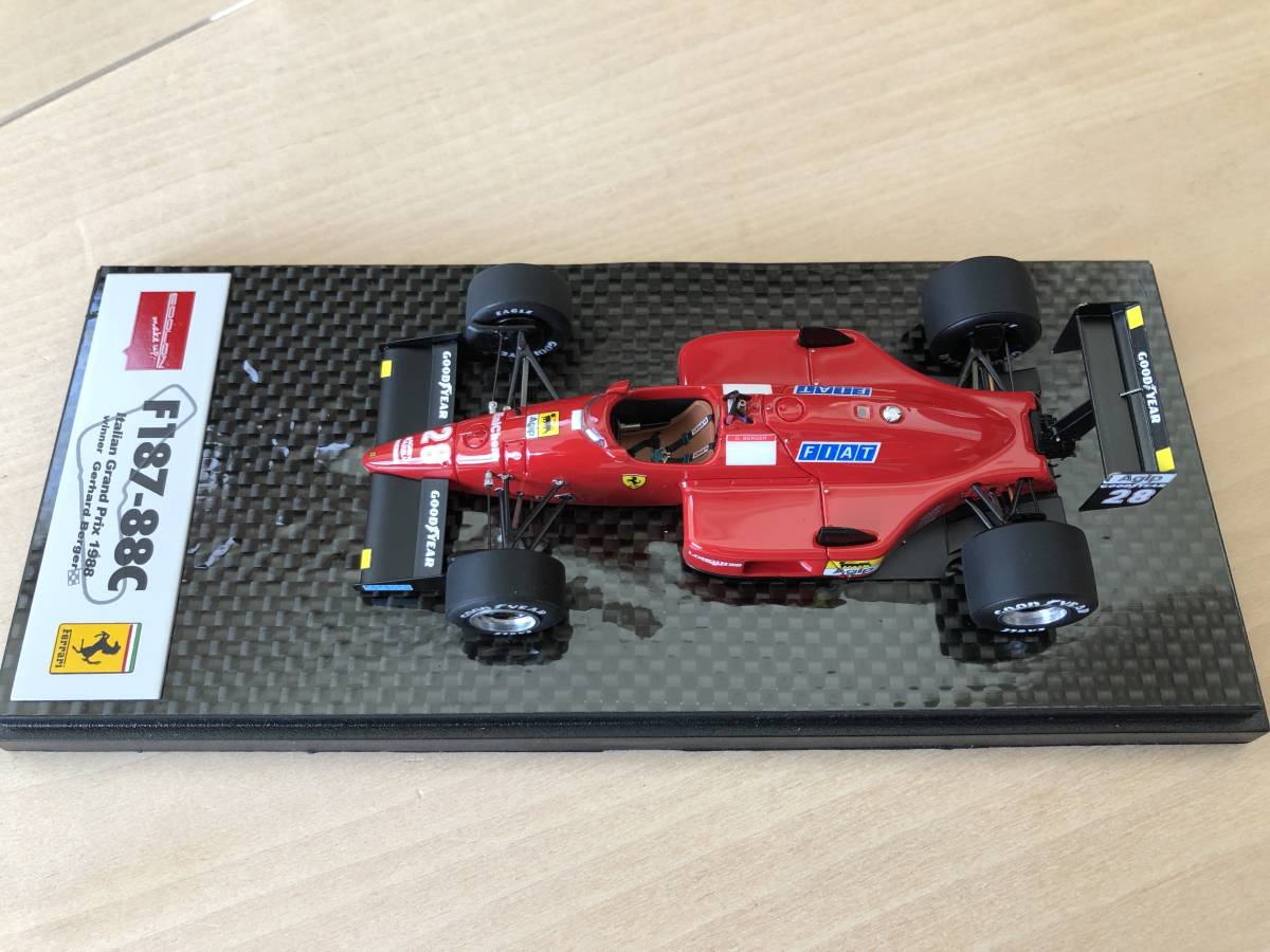 TAMEO 1/43 フェラーリ F187 ベルガー 1987年 F1 希少 FERRARI商品の