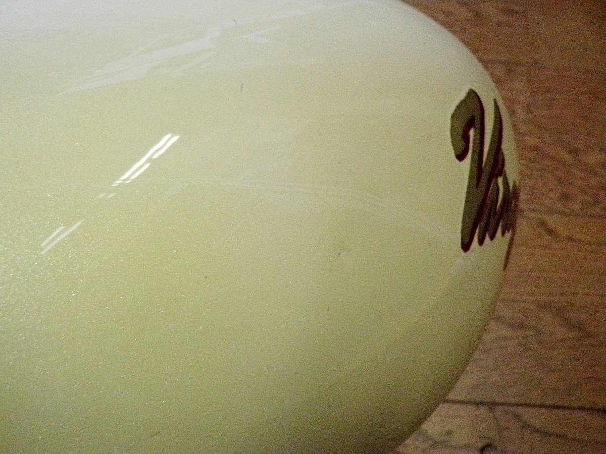 ビラーゴ　 ヴィラーゴ　フュエールタンク　ガソリンタンク　艶有り　小エクボ数ヶ所有り（スプレンディッドベージュ）　希少 ビラーゴ250 ヤマハ XV250 96年式 Deepaヤマハ 中古バイクパーツ販売専門店アイラブモータービラーゴ250&frasl;