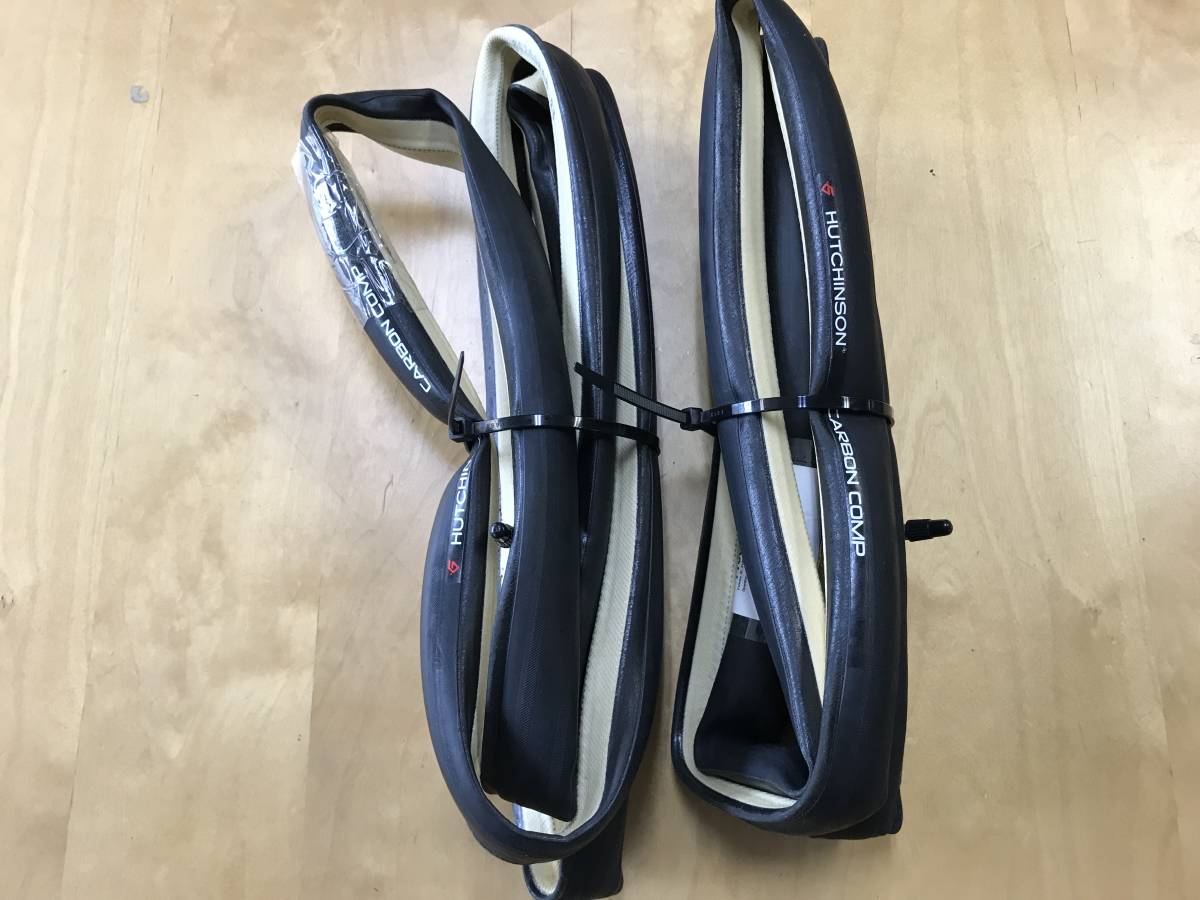 新品，低価 2本セット HUTCHINSON CARBON COMP TU 23C ユッチンソン ハッチンソン(700C（チューブラー）)｜売買されたオークション情報、yahooの商品情報をアーカイブ公開 - オークファン タイヤ