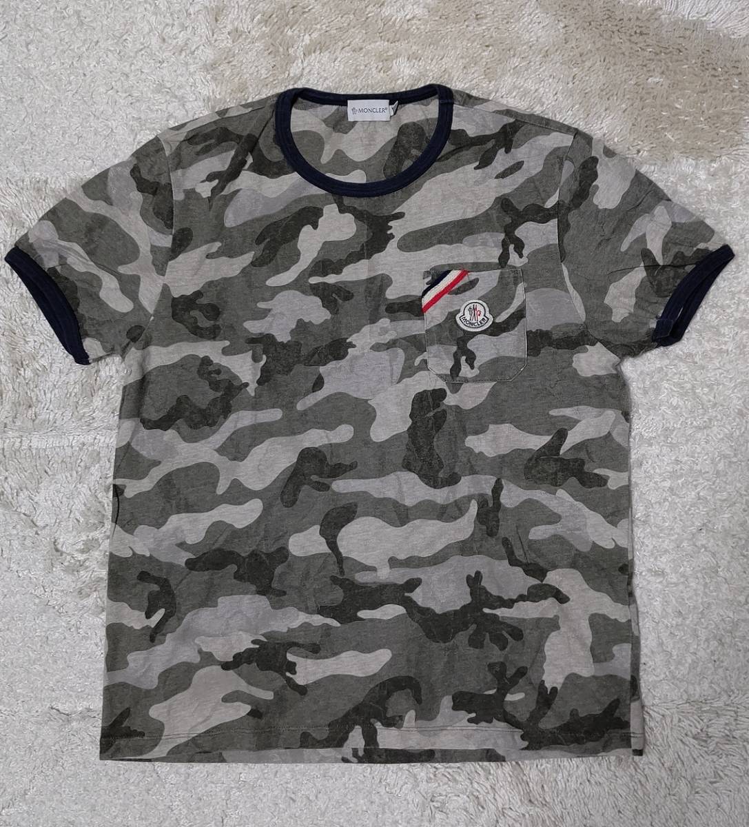 モンクレール カモフラージュ 迷彩 Tシャツ ファッション メンズ