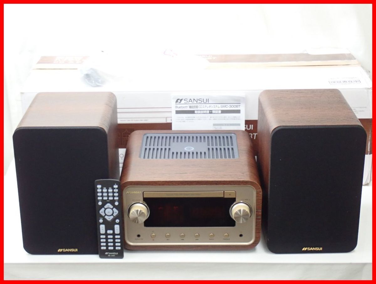 SANSUI CD サンスイ SMC-300BT 真空管 ハイブリット Bluetooth 真空管