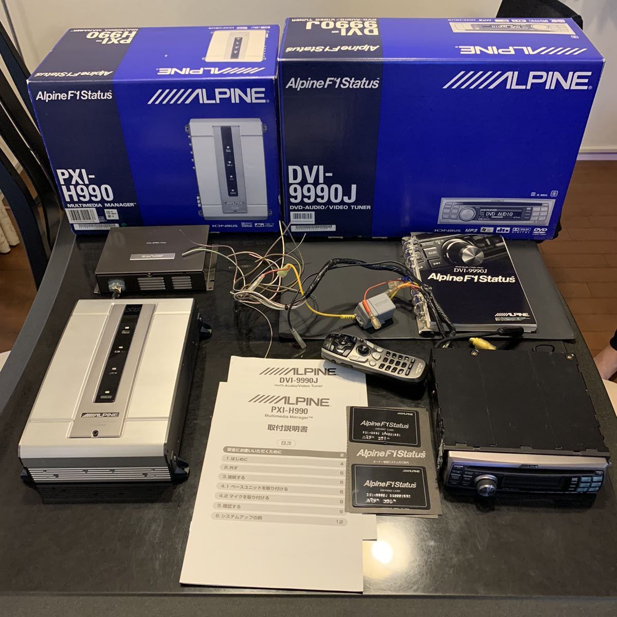 ALPINE DVI-9990J+DAI-C990 F#1STATUS アルパインF1status DVI ALPINE DVI-9990J+DAI-C990 F#1STATUS アルパインF1status DVI