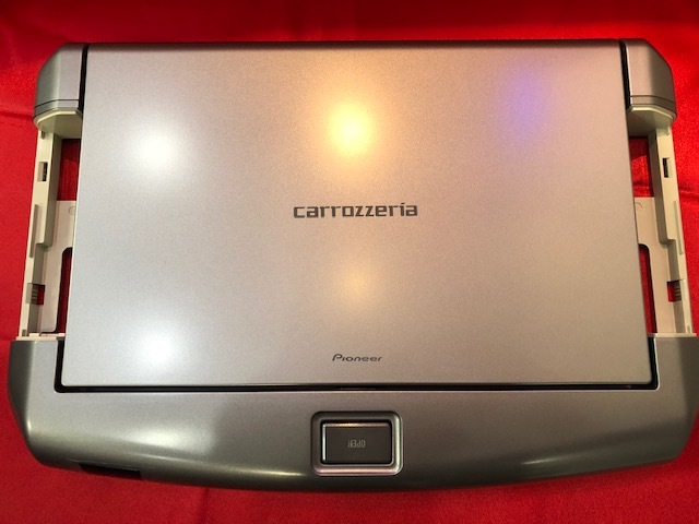 C■中古□オーバーホール済□パイオニア・カロッツェリア　10.2型ワイドVGAフリップダウンモニター■箱無し・色シルバー（TVM-1000-W3)_1