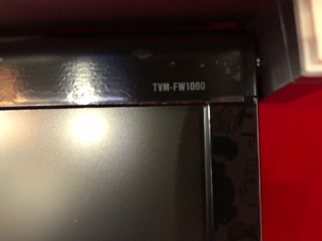 C■中古□オーバーホール済□パイオニア・カロッツェリア　10.2型ワイドVGAフリップダウンモニター■箱無し・色シルバー（TVM-1000-W3)_4