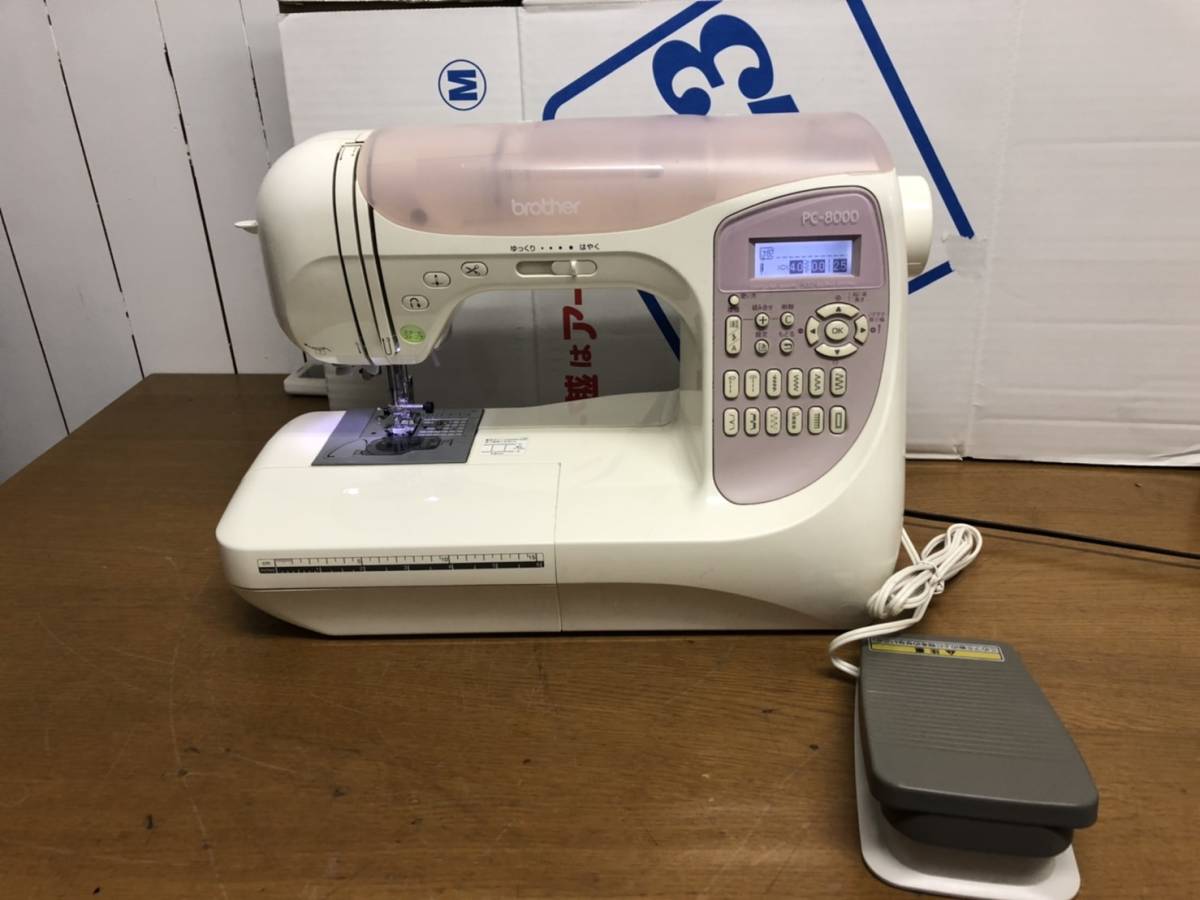 PC-8000 コンピュータミシン ブラザー Brother - BROTHER PC may 