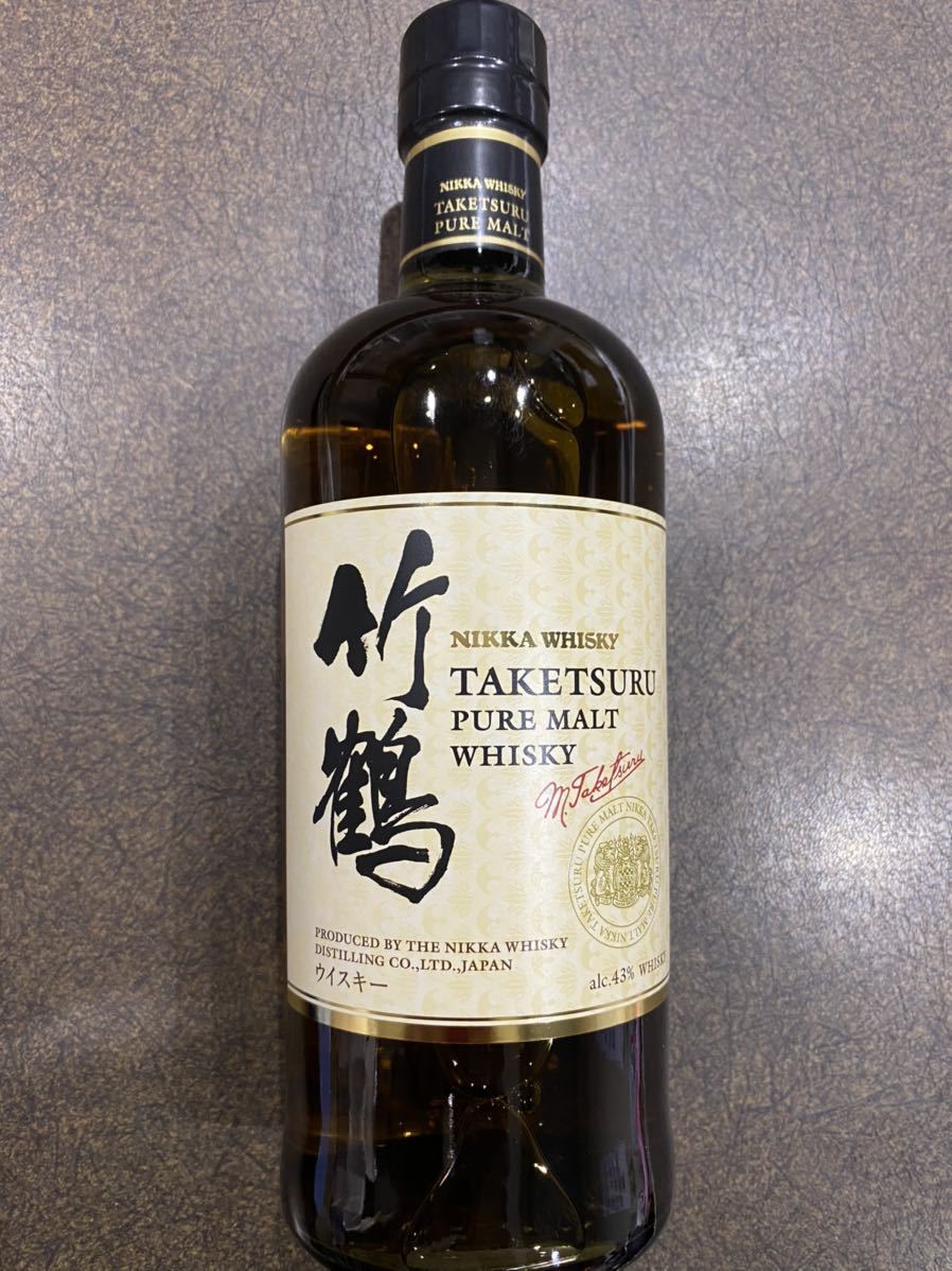 ニッカウヰスキー　竹鶴 リニューアルボトル 700ml 40％ 新品 竹鶴 ニッカ ピュアモルト ニッカ竹鶴 2本 旧ボトル