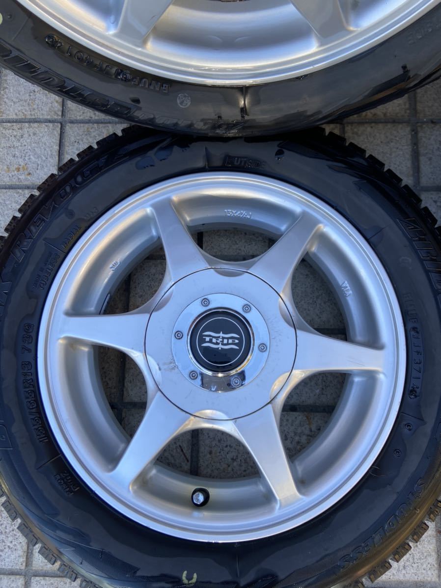 13インチ スタッドレス 155/65R13 ブリザックREVO GZ アルミホイール 13インチ スタッドレス 155/65R13 ブリザックREVO GZ アルミホイール