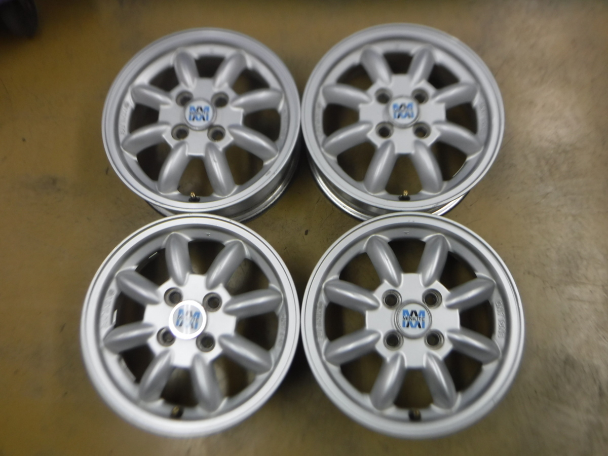  ダイハツ 純正 ミニライト 14インチ 14x4.5J PCD100 +45 4H 4本 ミラジーノ ミラココア ムーヴ タント等 2020.4.10.O.12-C1-1(純正品)｜売買されたオークション情報、yahooの商品情報をアーカイブ公開 - オ 4穴