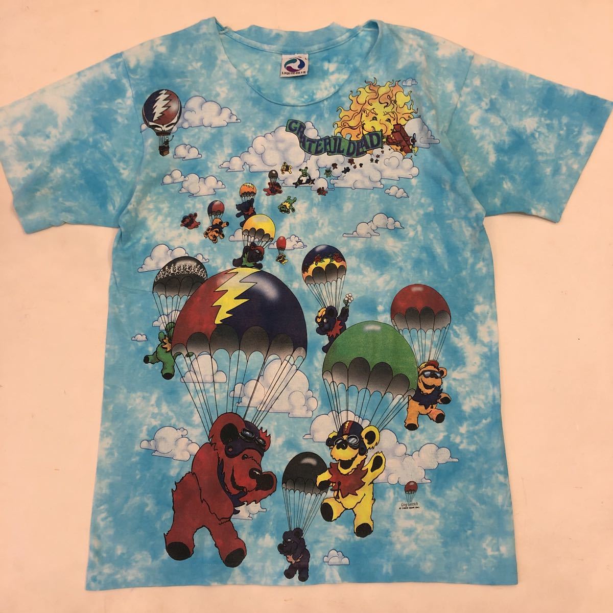 90s USA製 Grateful Dead 古着 グレイトフルデッド スカル Fools 