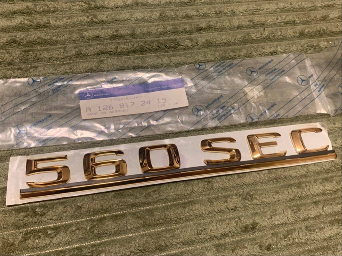 German Neo Classics 希少メルセデスベンツ 560SEC SELバンパー W126