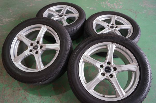  Ａ ブリヂストン BALMINIUM 18 5H114.3 7.5J+42 235/55R18 レクサスNX ハリアー ヴァンガード RAV4(ラジアルタイヤ)｜売買されたオークション情報、yahooの商品情報をアーカイブ公開 - オークファン 5穴