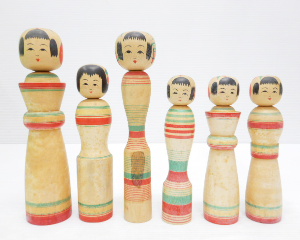 261) 現状品 佐々木覚平 ささきかくへい 伝統こけし 南部系 全長約18.5～