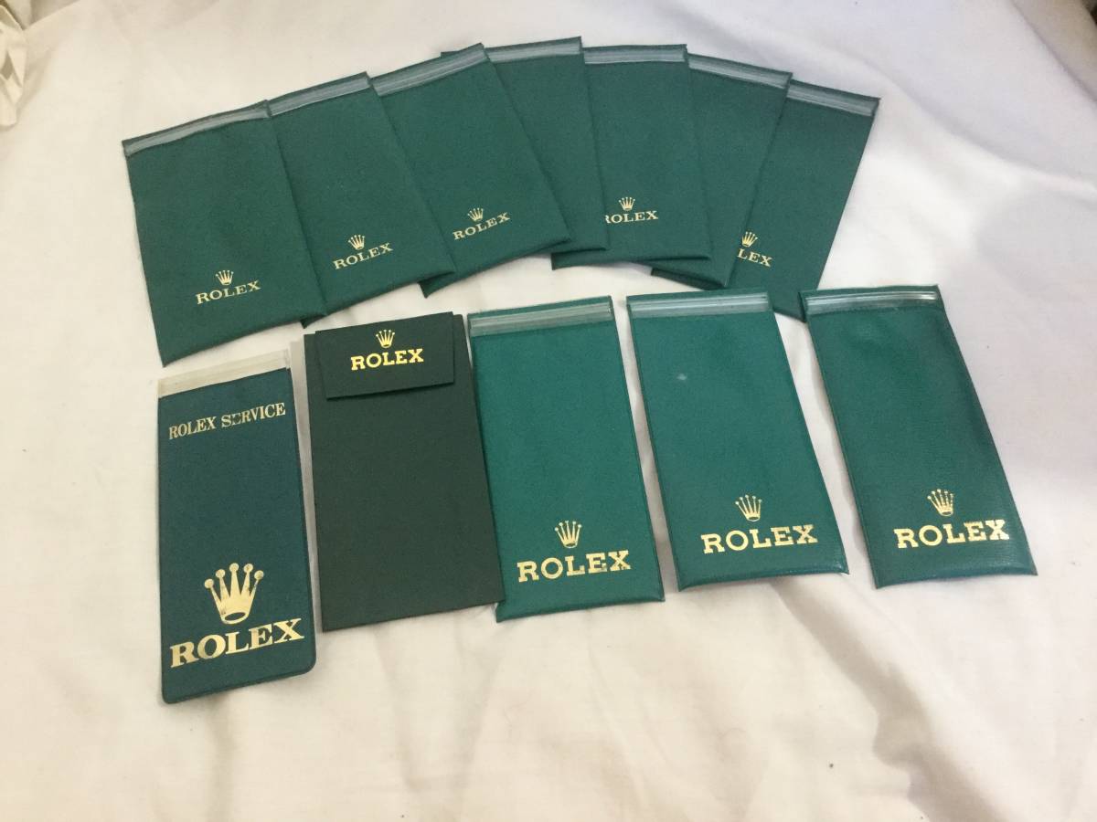 ★本物 ロレックス ビニールケース 純正 12個 ノベルティ 中古美品 まとめて！