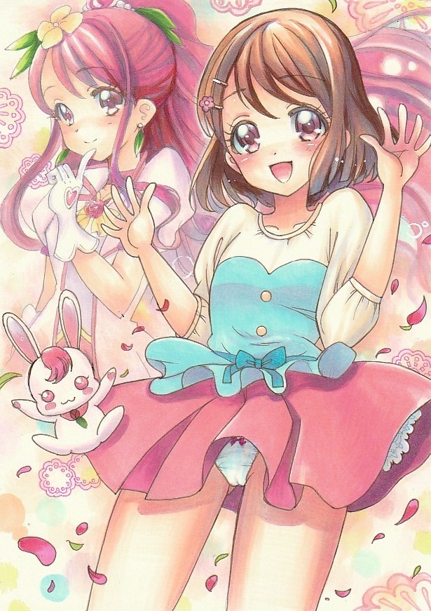 同人手描きイラスト☆ヒーリングっどプリキュア ピュアグレース：花寺