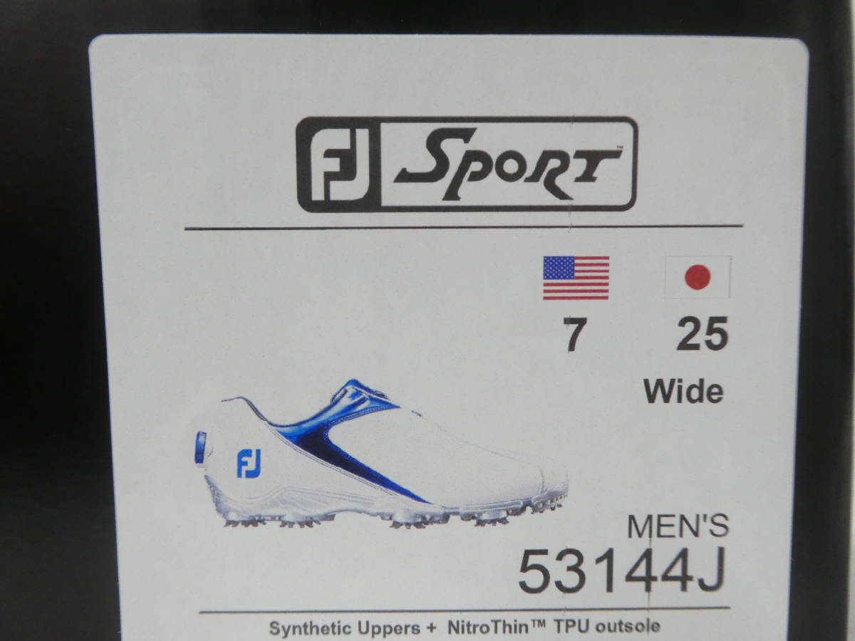 新品 [フットジョイ] ゴルフシューズ FJ SPORT Boa 53144J メンズ