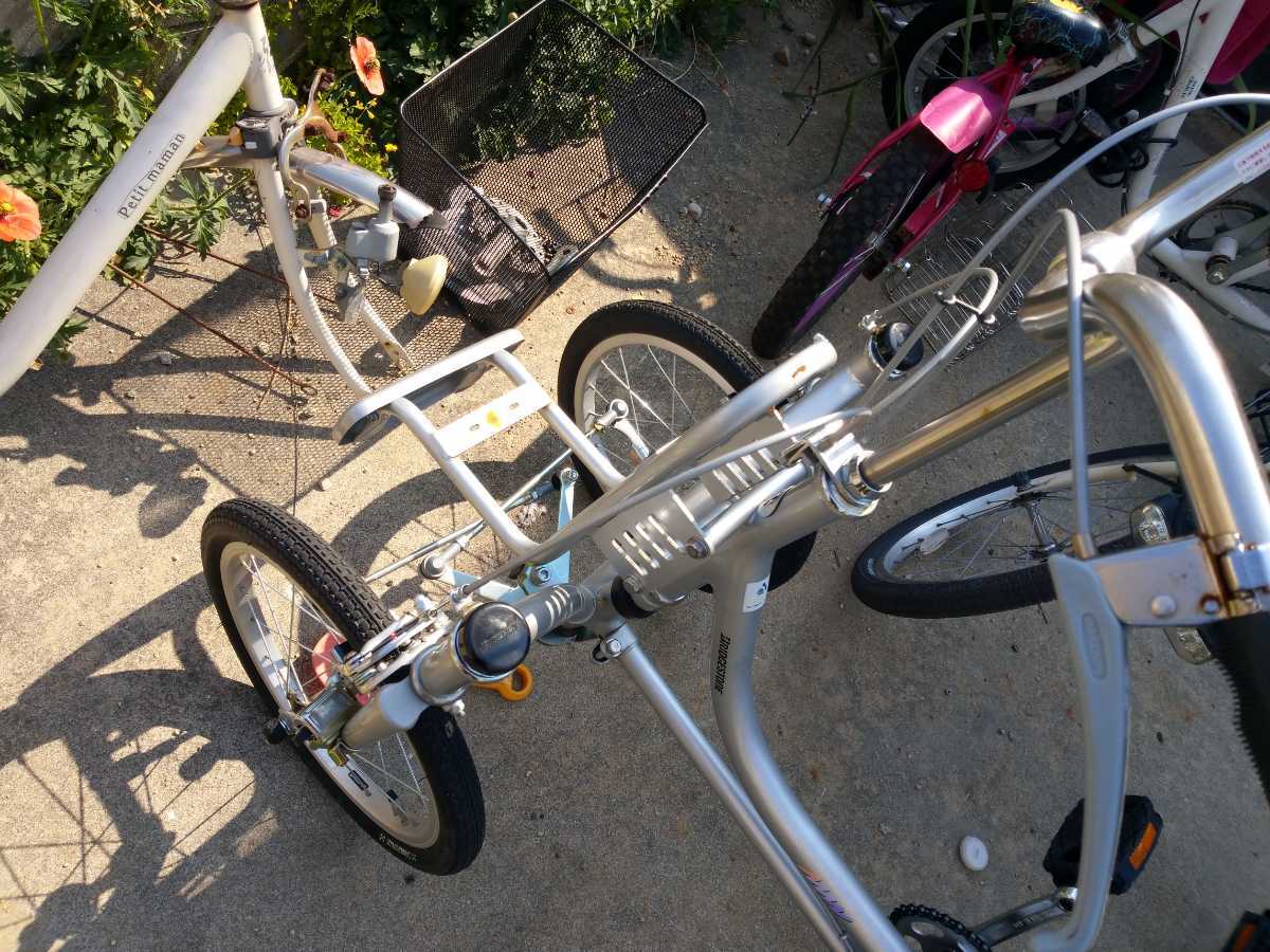 BRIDGESTONE ブリヂストン ミンナ - 三輪 minna 自転車 MINNA MN-1 大人用 高額買取実施中!!BRIDGESTONE 「ブリヂストン Yahoo!オークション ミンナ中古大人用三輪車の入荷・商品紹介！ 公式通販 低速走行三輪車