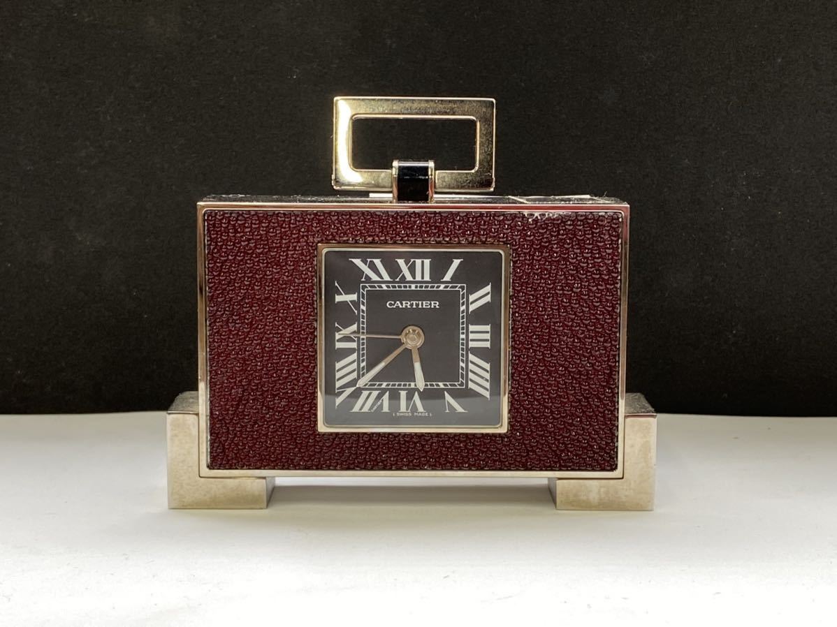 正規品 カルティエ  置き時計 時計 カルティエ 置時計 - 腕時計 Cartier BOX カルティエの通販 Cartier