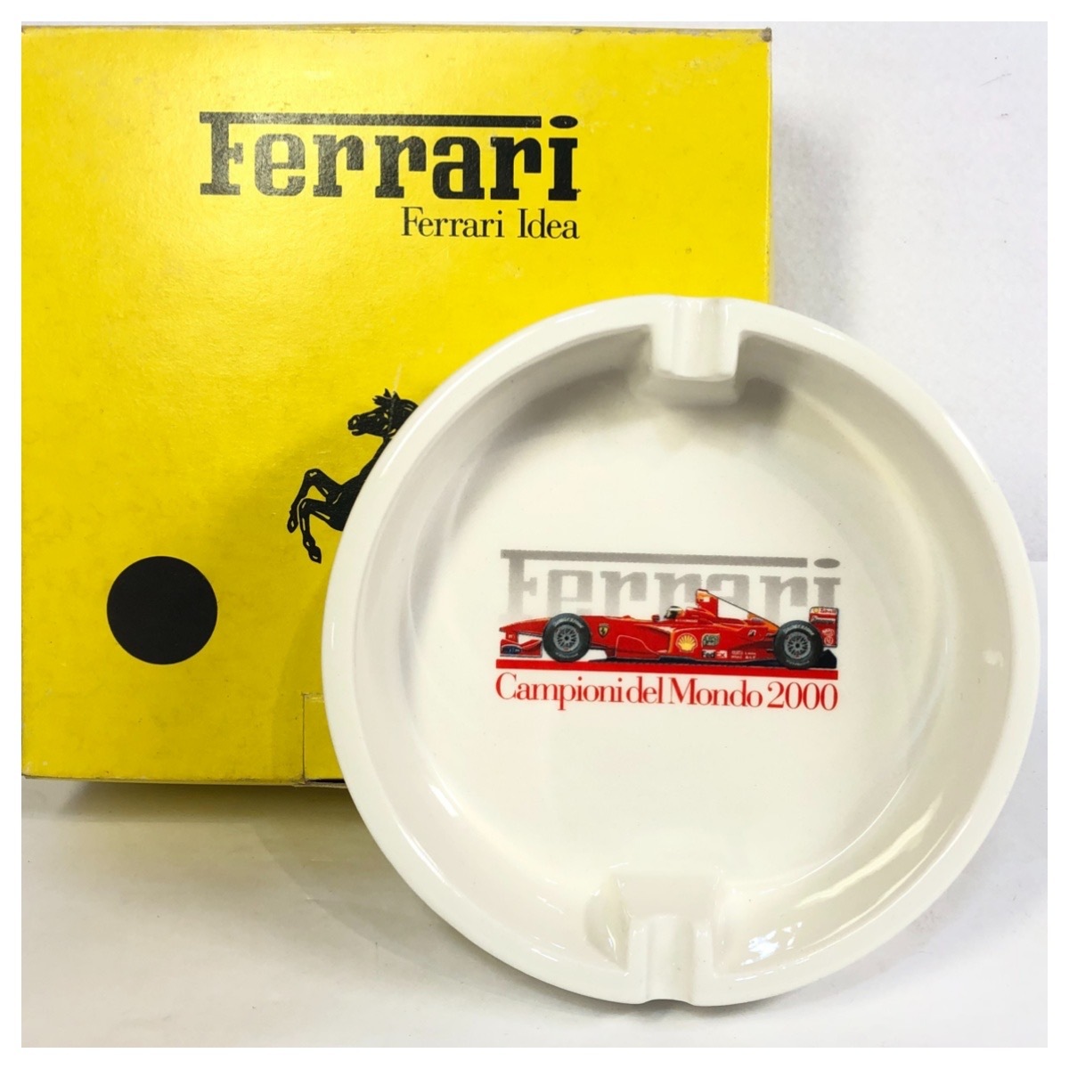 未使用】フェラーリ2000年F1ワールドチャンピオン記念灰皿ビトッシBITOSSI