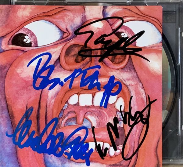 King Crimson 紙ジャケCD 2枚セット 直筆サイン入り