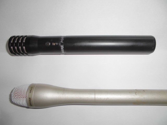 SHURE ダイナミックマイクPG81＆コンデンサーマイクS63L 2本良品
