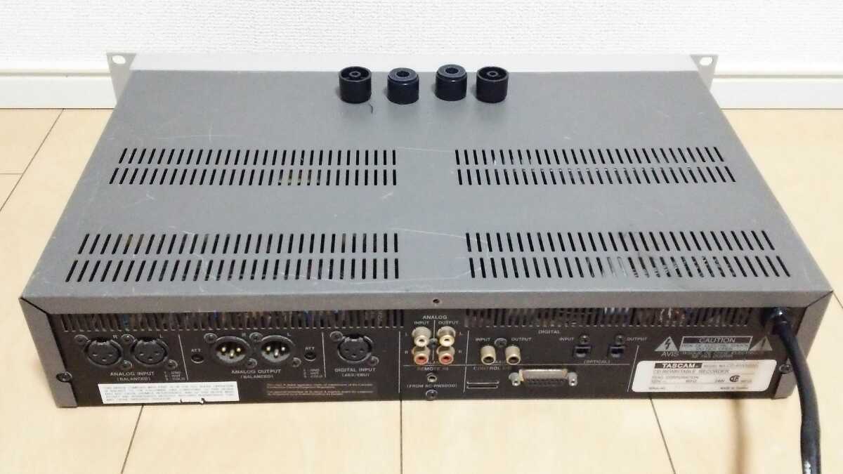 倉庫整理 ジャンク TASCAM タスカム 業務用 CDレコーダー CD-RW5000