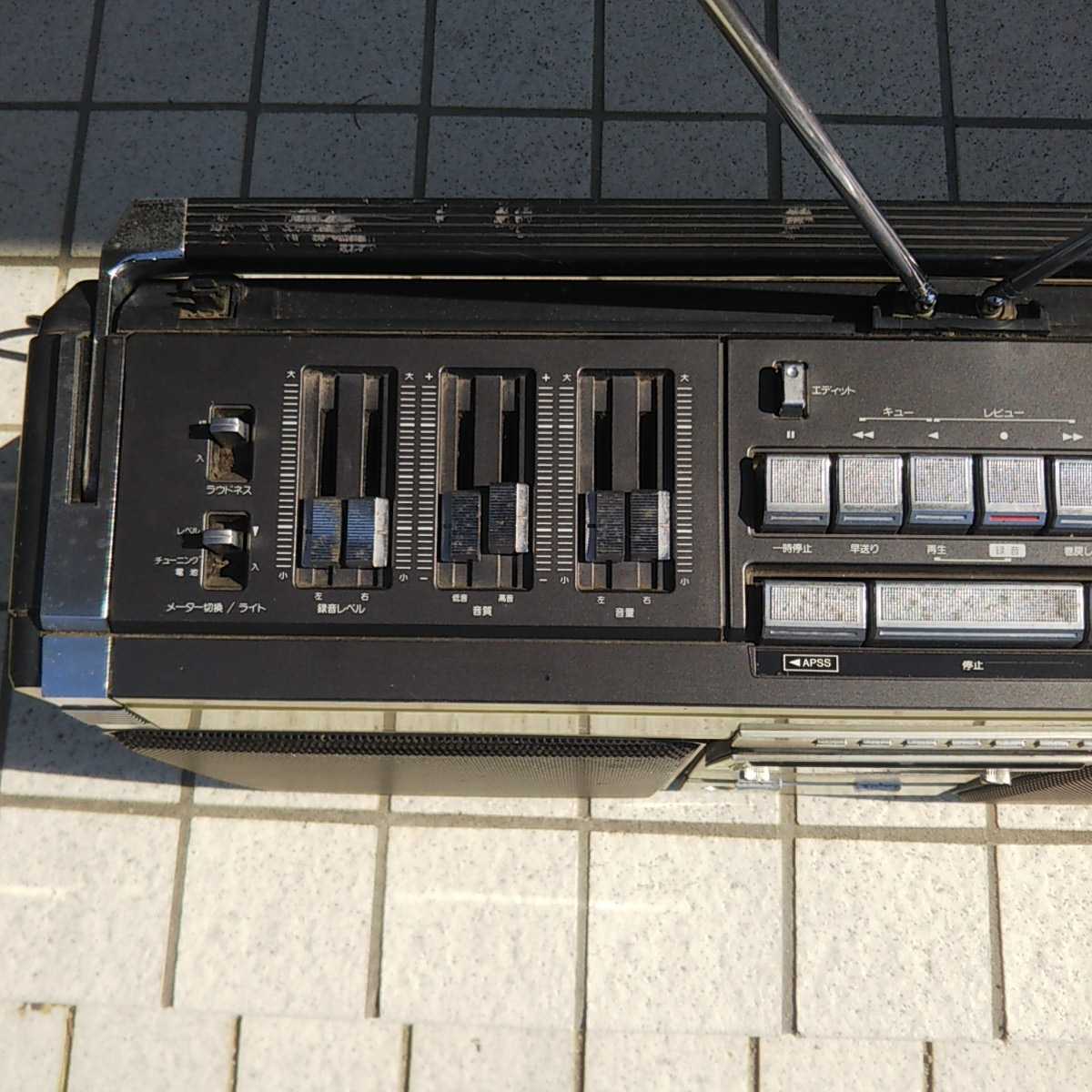 シャープSHARP GF-505SB ラジカセ 昭和レトロ ジャンク