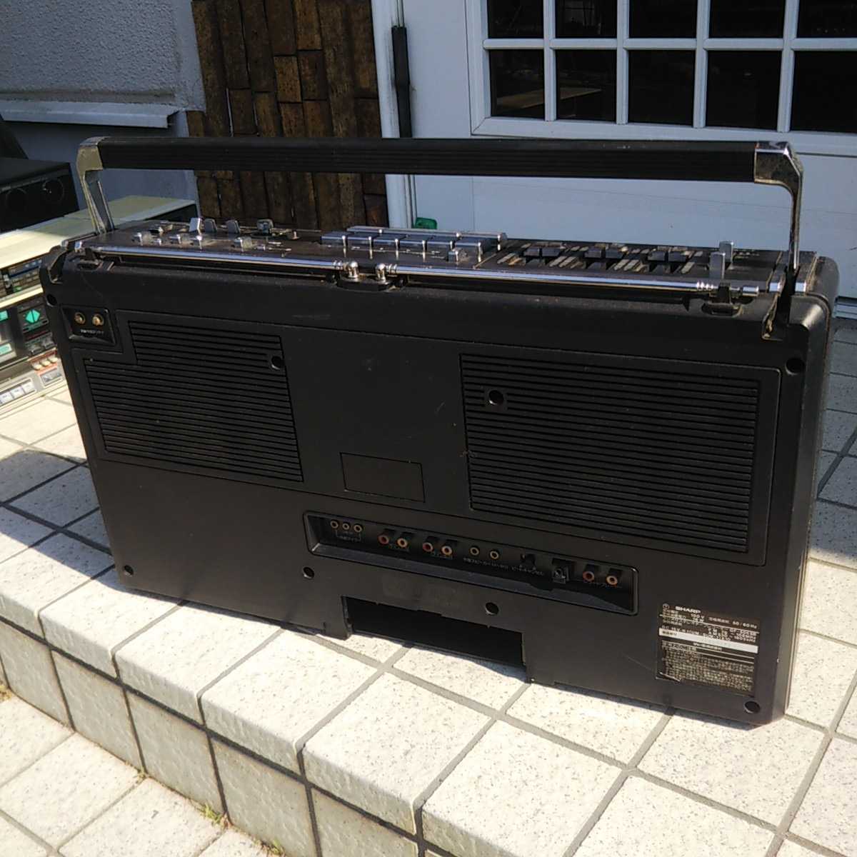 【再生〇・訳あり】SHARP GF-505 SBラジカセ レトロ ヴィンテージ シャープSHARP GF-505SB ラジカセ 昭和レトロ ジャンク 【公式通販】