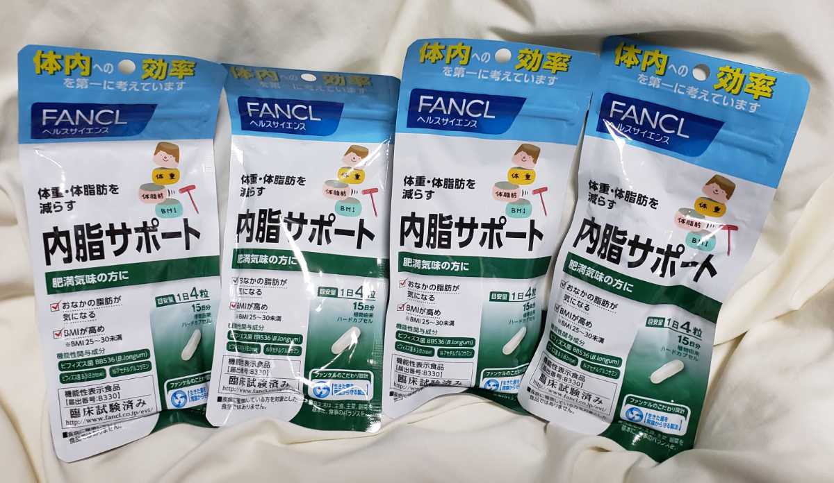 【HOT，本物保証】 ファンケル 内脂サポート60日分 240粒 15日分&times;4袋セット(その他)｜売買されたオークション情報、yahooの商品情報をアーカイブ公開 - オークファン その他