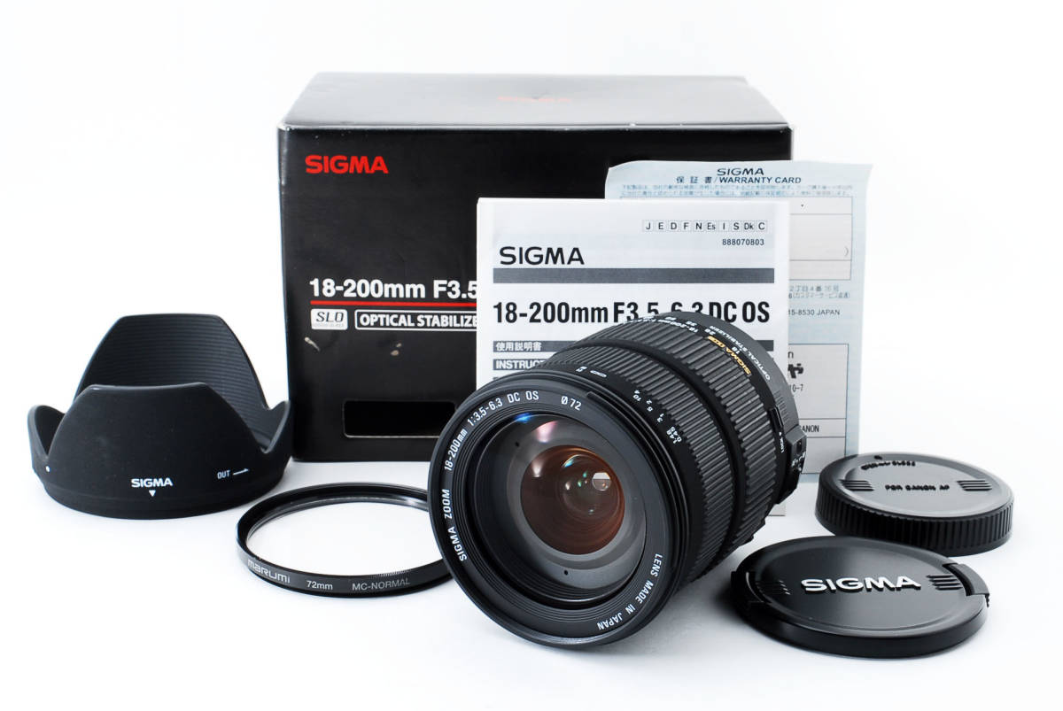 新作アイテム入荷中 ◇A（極上美品） SIGMA シグマ AF 18-200mm F3.5