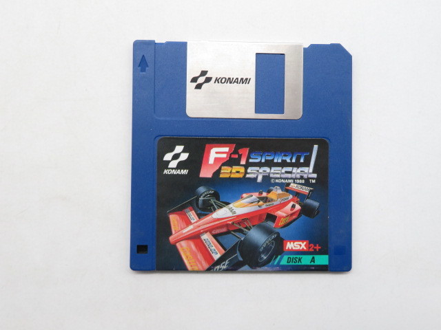 期間限定出品　MSX2+ 2DD F-1スピリット3Dスペシャル F1スピリット 3Dスペシャル（MSX2) MSX ソフト F-1 3D KONAMI Game