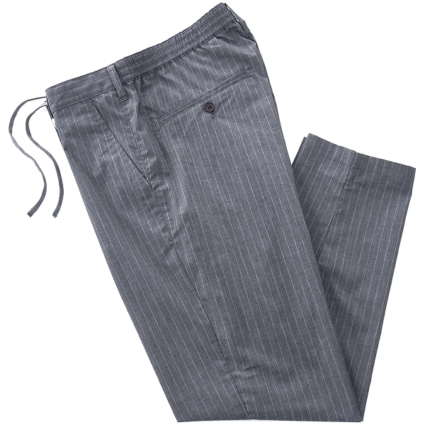 セール，大人気 タケオキクチ 春夏 ストライプ ストレッチ アンクル イージーパンツ M 灰 P25897 THE SHOP TK 軽量 メンズ パンツ ウエストゴム(Mサイズ)｜売買されたオークション情報、yahooの商品情報をアーカイ Mサイズ