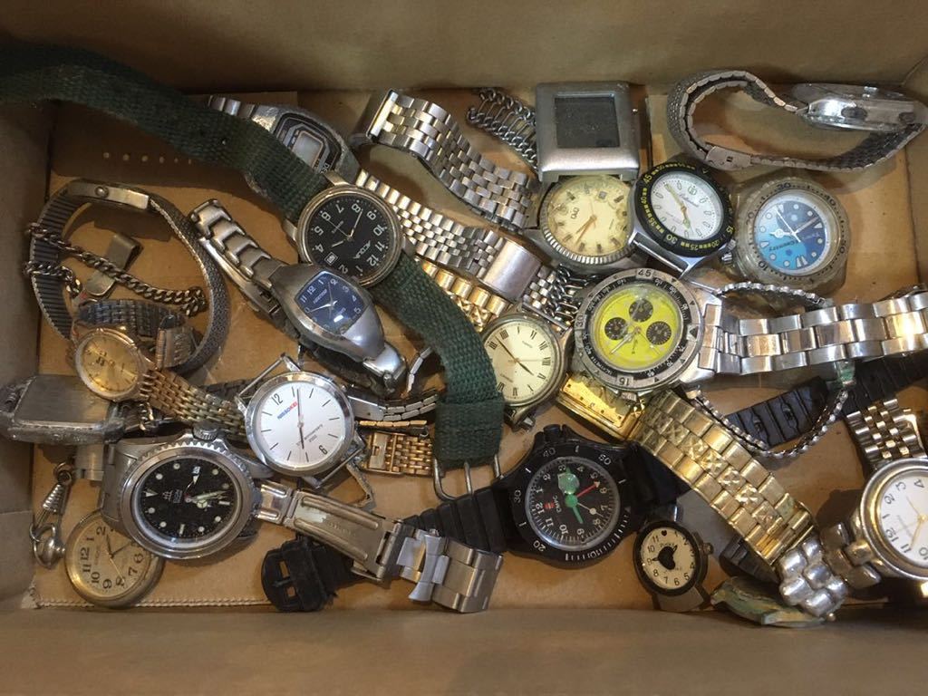 ジャンク腕時計 ２０個 SEIKO、CITIZEN、CASIO等 ジャンク時計20本 セイコー・カシオ・シチズン他 【公式通販】