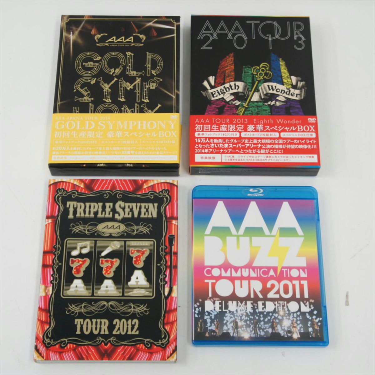 中古】 DVD□AAA ライブDVDとBD 計4本セット avex/エイベックス 【75