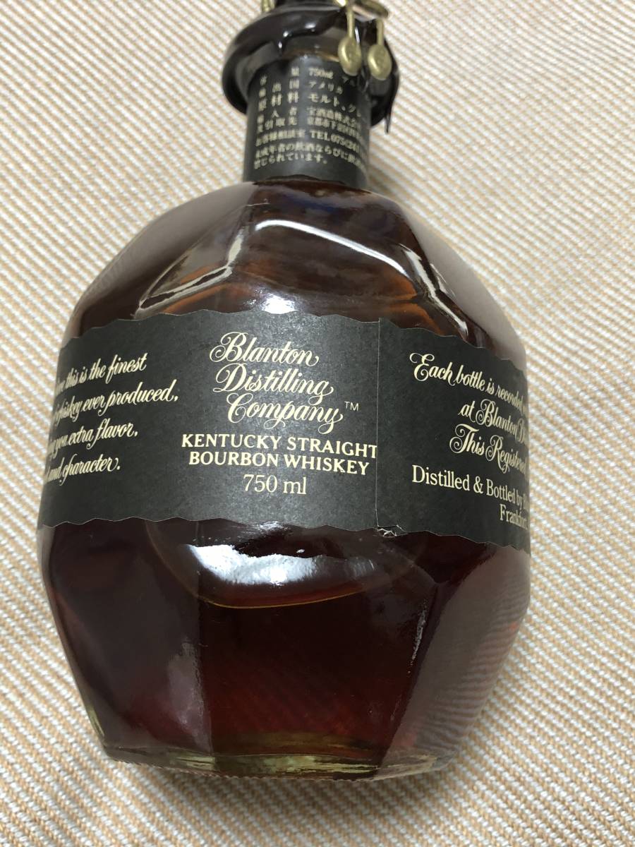ブラントン ブラック 古酒 箱無し 1本750ｍL 宝酒造 バーボン ウイスキー モルト Blanton ブラントン 750ml ブラック 正規品6本ブラントン ブラントン黒シングルバレル750ml 1箱6本入り