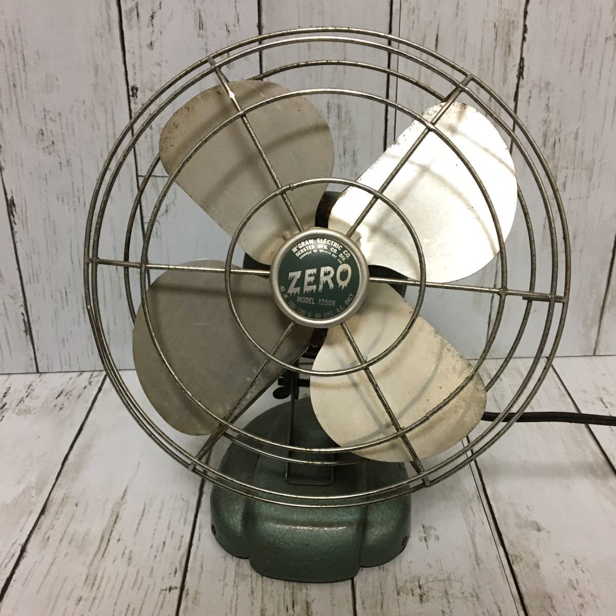 Fan Zero アメリカ ZERO レトロ Model Etsy - Electric 1250r Vintage