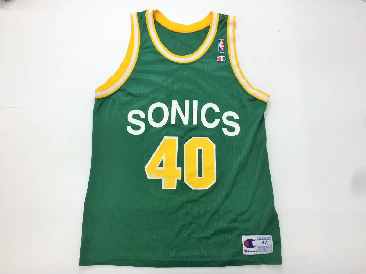USA製 チャンピオン SONICS KEMP ユニフォーム 40番 44 シアトル 