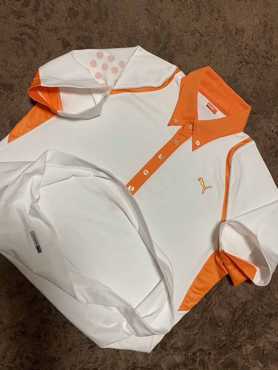 プーマ ボタンダウンの通販 PUMA ボタンダウン ゴルフ 半袖 GOLF プーマゴルフ 春夏☆ ロゴ刺繍 鹿の子 ポロシャツ ゴルフウェア 半袖ポロシャツ - カスタムオーダー