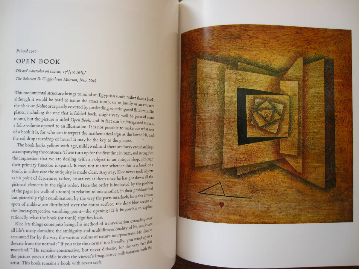 絶版 希少本 洋書 パウル・クレー : Paul Klee / WILL GROHMANN 
