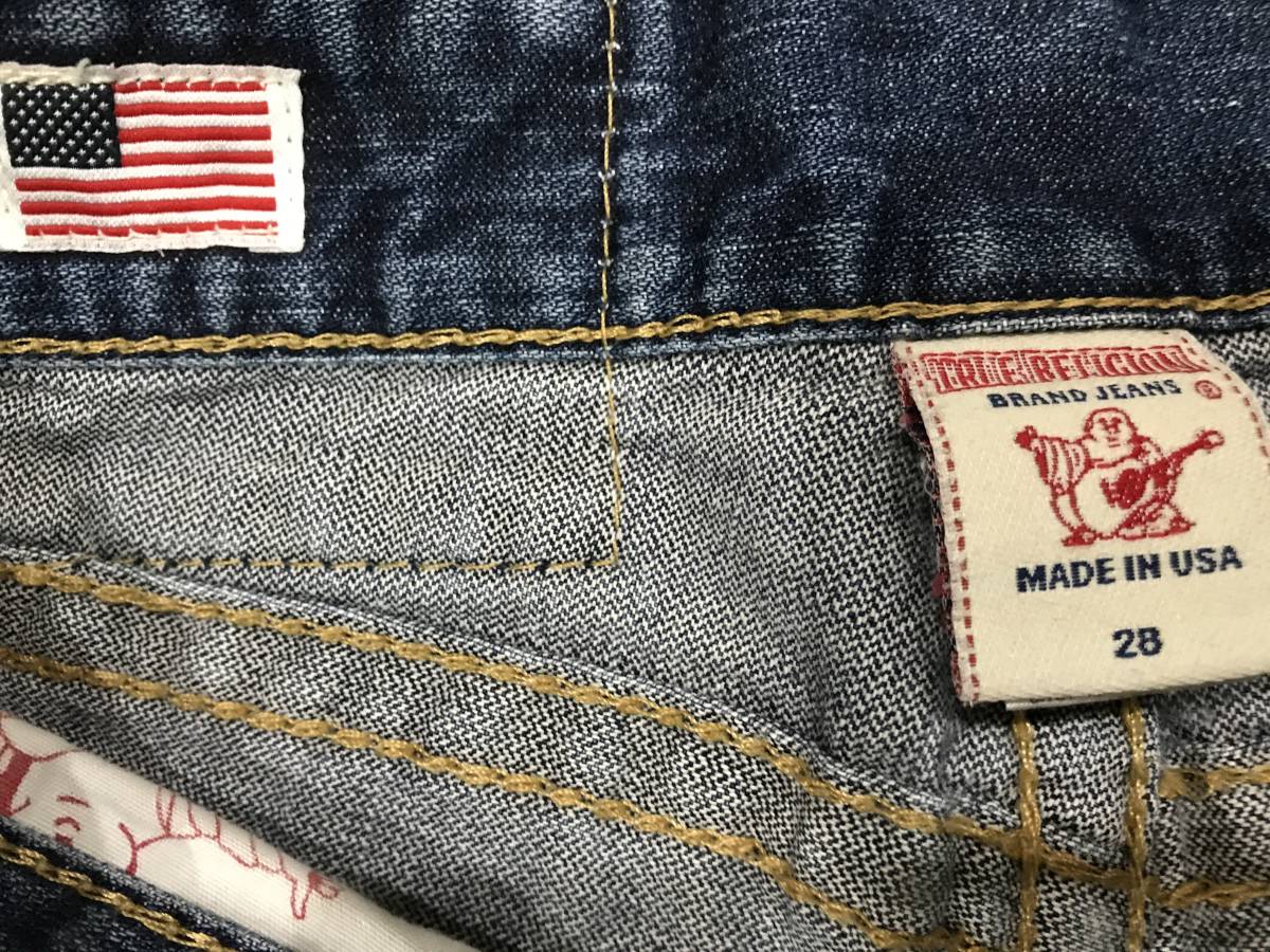 TRUE RELIGION トゥルーレリジョン JOEY BIGT スワロフスキーボタン