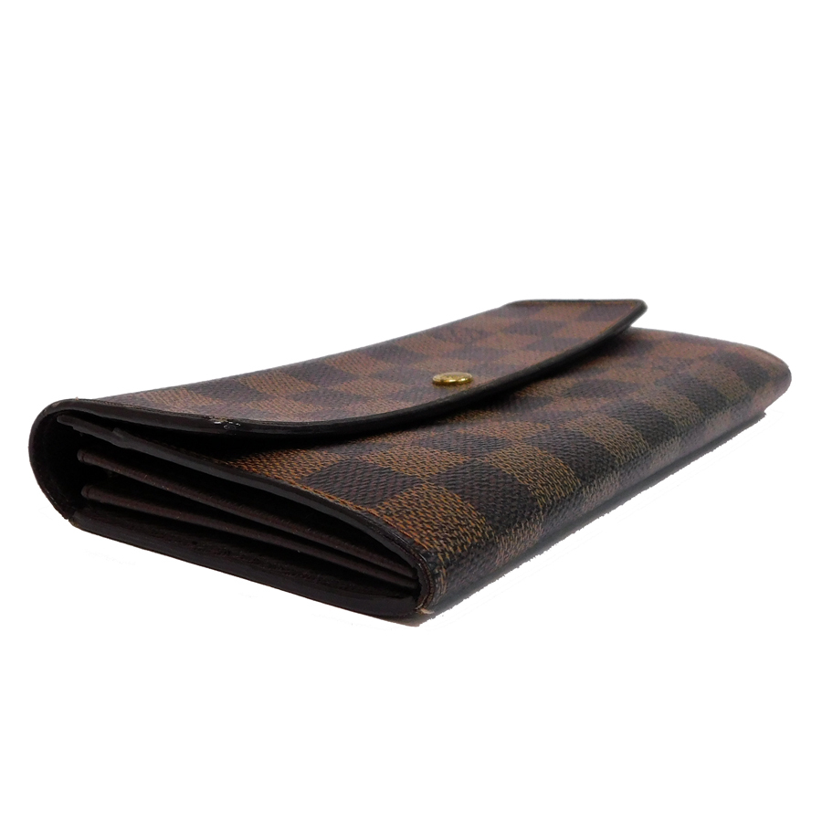ルイヴィトン 長財布 ポルトフォイユサラ N61725 ダミエ ブラウン