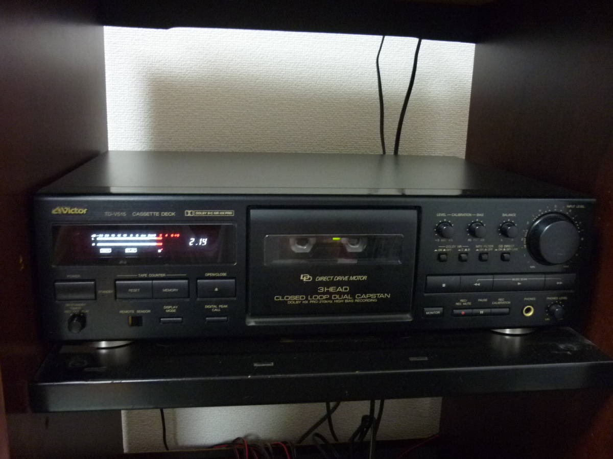 TD-V515 ビクター Victor 3ヘッドカセットデッキ カセットデッキ 3