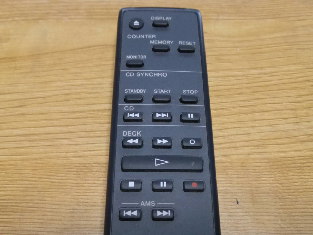 SONY ソニー カセットデッキ用 リモコン RM-J710 ＜中古品＞ 【公式通販】