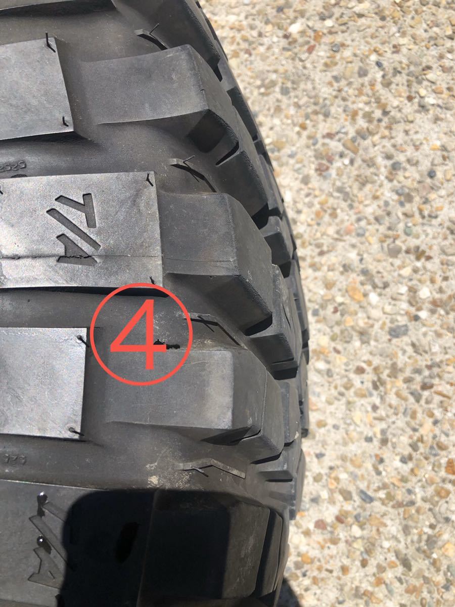 直接引取限定 ブラッドレー 315/75R16 BFgoodrich MudTerrain 16x8jj-25 ランクル ランドクルーザー ガンメタ グッドリッチ_8